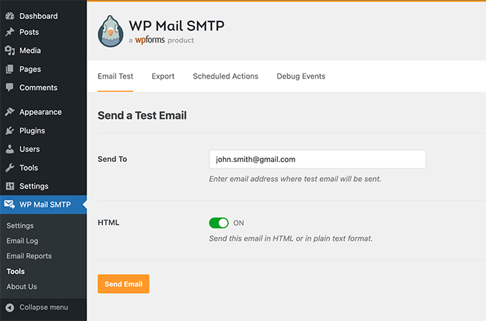 Test WordPress emails using WP Mail SMTP Test WordPress emails using WP Mail SMTP