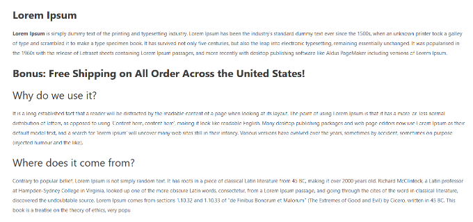 Geo targeted content in WordPress View your trigger preview