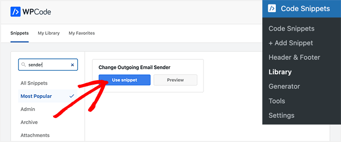 WPCode Use Snippet WPCode Use Snippet
