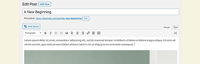 Switch to classic editor