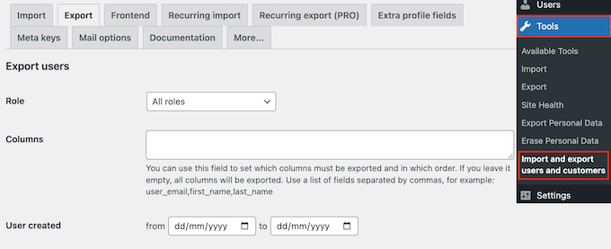 How to easily export WordPress users How to easily export WordPress users