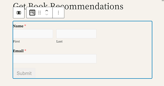 Förhandsgranskning av formulär Förhandsgranskning av formulär