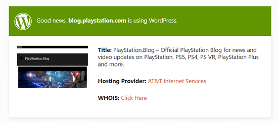 IsItWP hosting provider results IsItWP hosting provider results