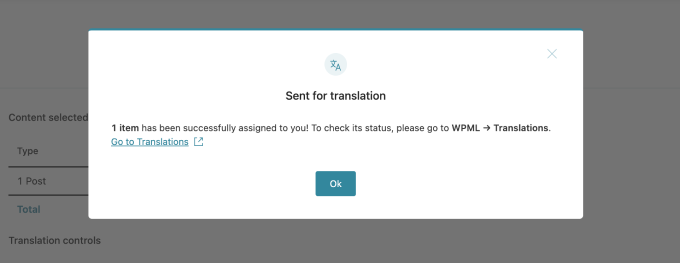 wpml-notification-sent-for-translation WPML notification sent for translation
