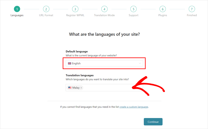 Adding languages to the WPML plugin Adding languages to the WPML plugin