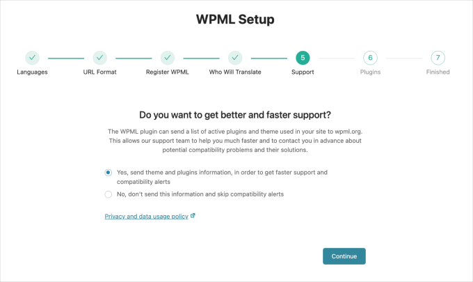 wpml-setup-support-page WPML setup support page