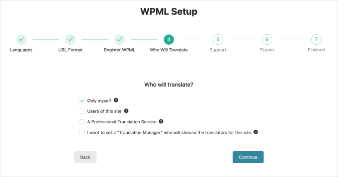 wpml-setup-who-will-translate-page WPML setup who will translate page