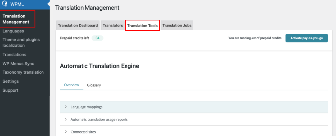 wpml-translation-tools WPML translation tools