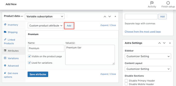 WooCommerce subscription variables WooCommerce subscription variables