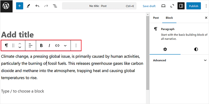 block-toolbar-preview Block Toolbar preview