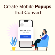 Come creare popup mobile che convertono in WordPress