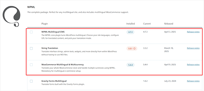 Instala el plugin WPML y sus extensiones Instala el plugin WPML y sus extensiones