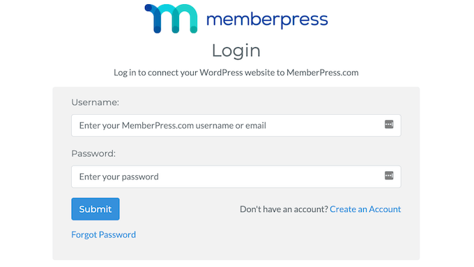 Logging into your MemberPress account Logging into your MemberPress account