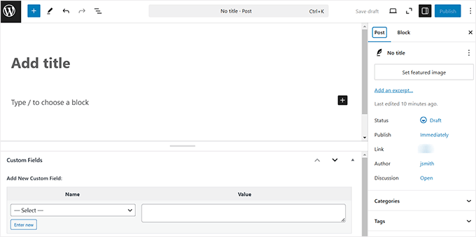 Post edit screen preview Post edit screen preview