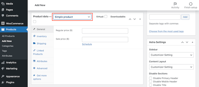 A variable WooCommerce subscription A variable WooCommerce subscription