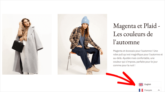 Tienda de WooCommerce traducida usando Weglot Tienda de WooCommerce traducida usando Weglot