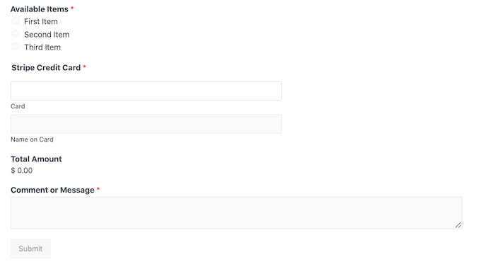 A recurring payment form for WordPress A recurring payment form for WordPress