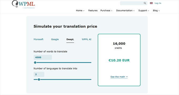 Sistema basado en créditos de WPML Sistema basado en créditos de WPML