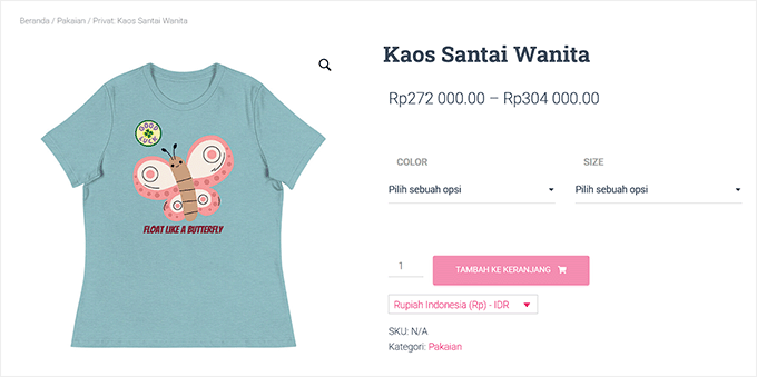 Vista previa de la tienda WooCommerce traducida con WPML Vista previa de la tienda WooCommerce traducida con WPML