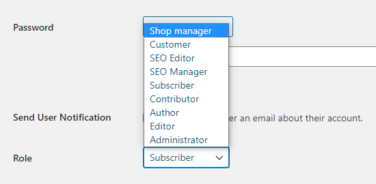 Additional user roles created by WooCommerce and All in One SEO Additional user roles created by WooCommerce and All in One SEO