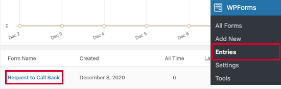 Managing your form entries in WPForms Managing your form entries in WPForms