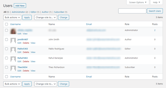 Managing users in WordPress Managing users in WordPress