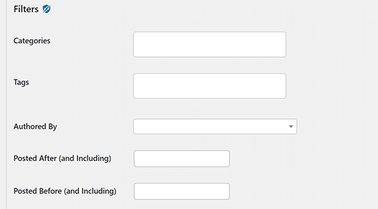 Print filters Print filters