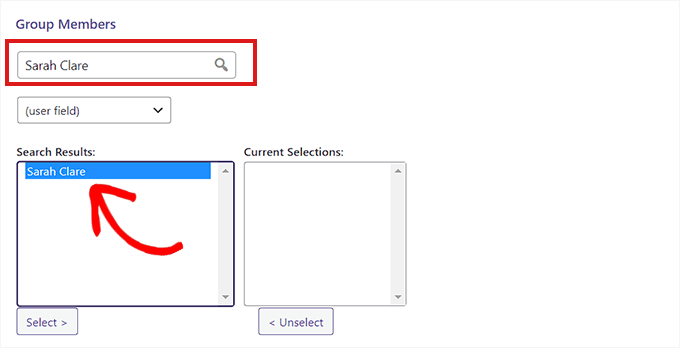 Type the author name in the search box Type the author name in the search box