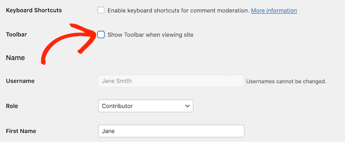 Jak ukryć pasek administratora dla użytkowników niebędących administratorami