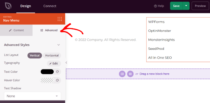Customize your nav menu Customize your nav menu