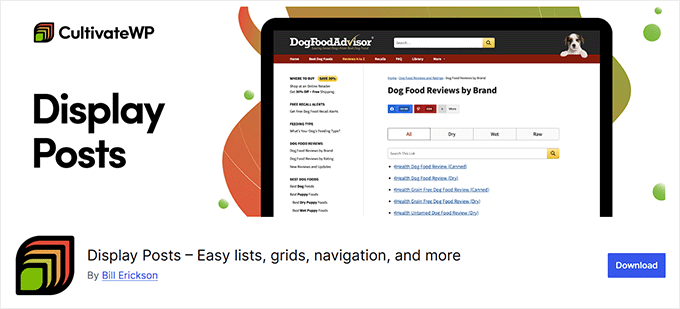 Display Posts plugin