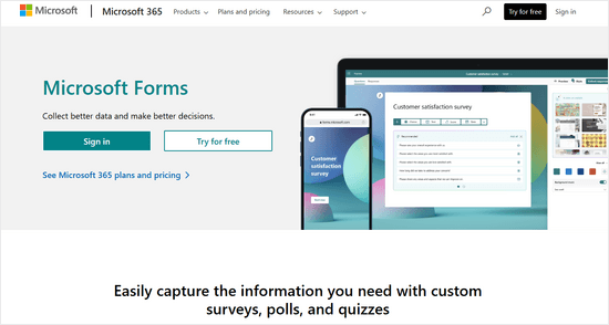 microsoft forms Microsoft Forms
