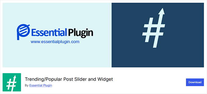 Trending/Popular Post Slider and Widget