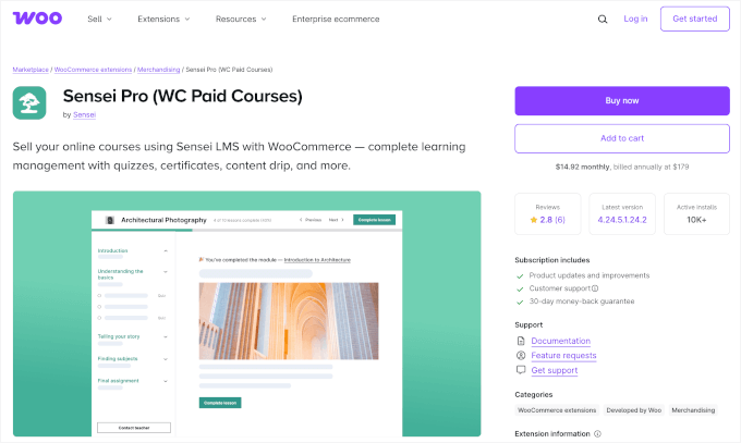 WooCommerce Sensei