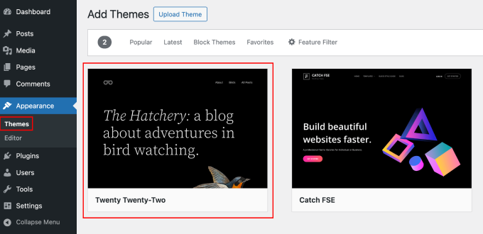 wordpress-theme-twenty-twenty-two WordPress theme twenty twenty two