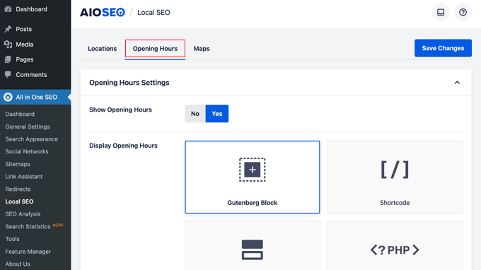 AIOSEO Local SEO Opening Hours AIOSEO Local SEO Opening Hours