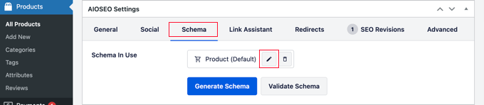 AIOSEO automatically adds product schema to WooCommerce products AIOSEO automatically adds product schema to WooCommerce products