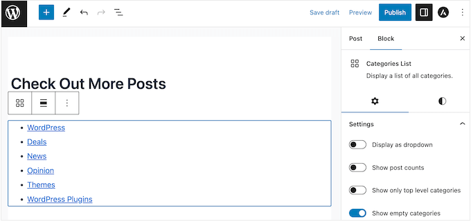 Changing the category order in WordPress Changing the category order in WordPress