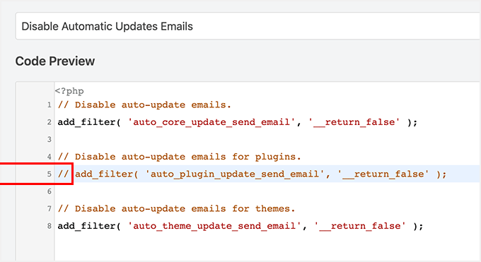 Edit filters you don't want to execute in WPCode Edit filters you don't want to execute in WPCode