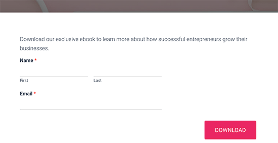 Prévia do formulário Prévia do formulário