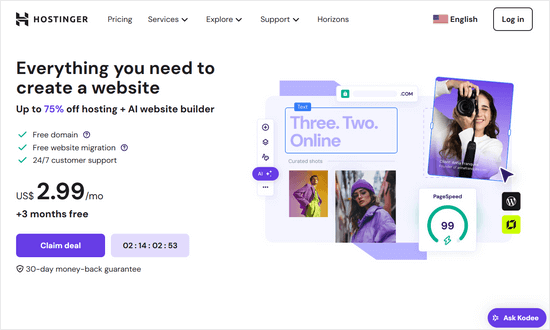 Hostinger Website Builder