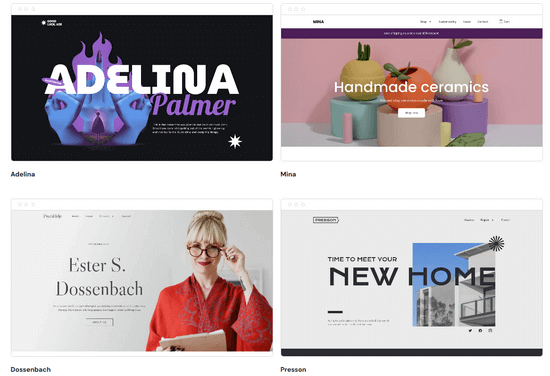 Hostinger website builder templates