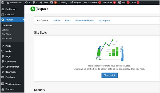 WordPress Jetpack plugin WordPress Jetpack plugin