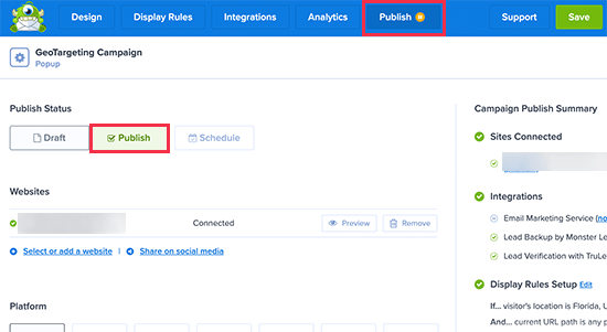WordPressでジオターゲティングキャンペーンを公開する WordPressでジオターゲティングキャンペーンを公開する