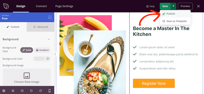 Publishing a custom landing page in WordPress Publishing a custom landing page in WordPress
