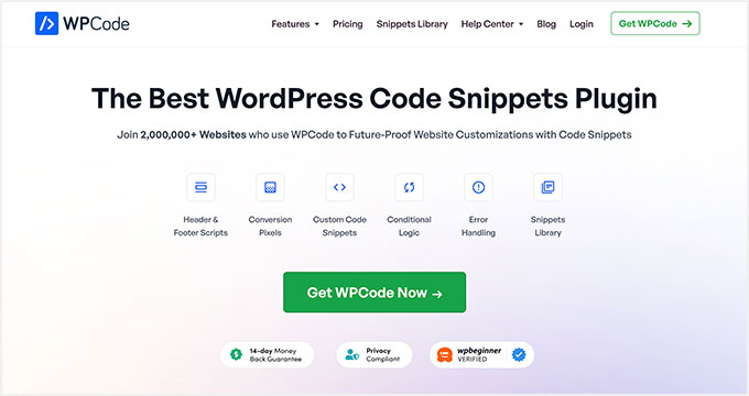 WPCode - Best WordPress Code Snippets Plugin WPCode - Best WordPress Code Snippets Plugin