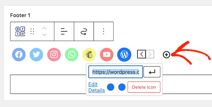Aggiunta di icone social per Twitter, YouTube, Facebook e altro a WordPress