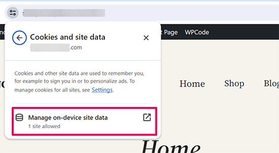 Managing on-device site data in Google Chrome Managing on-device site data in Google Chrome