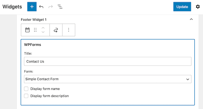 Aggiunta di un modulo al tuo sito web WordPress