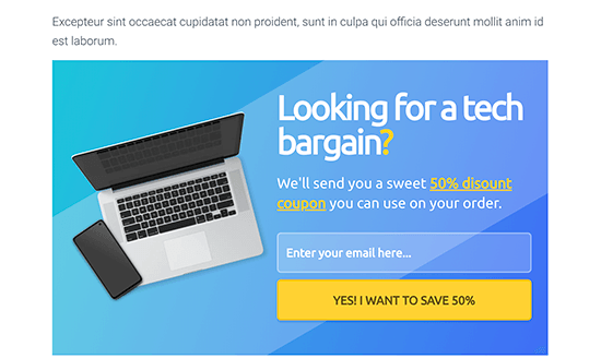 Custom after post content Custom after post content